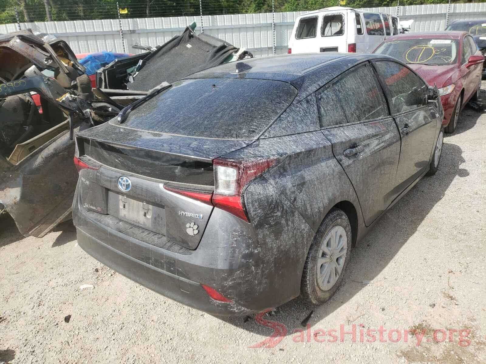 JTDKARFUXK3090974 2019 TOYOTA PRIUS