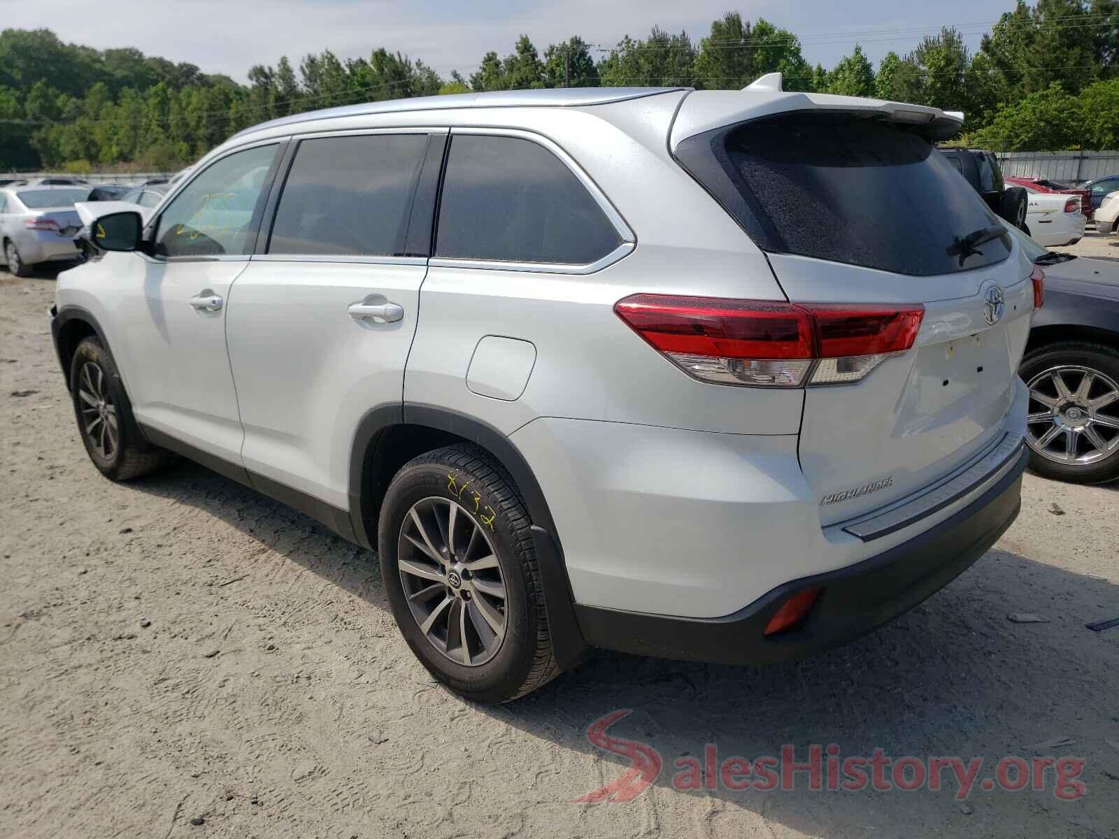 5TDJZRFH7KS614359 2019 TOYOTA HIGHLANDER