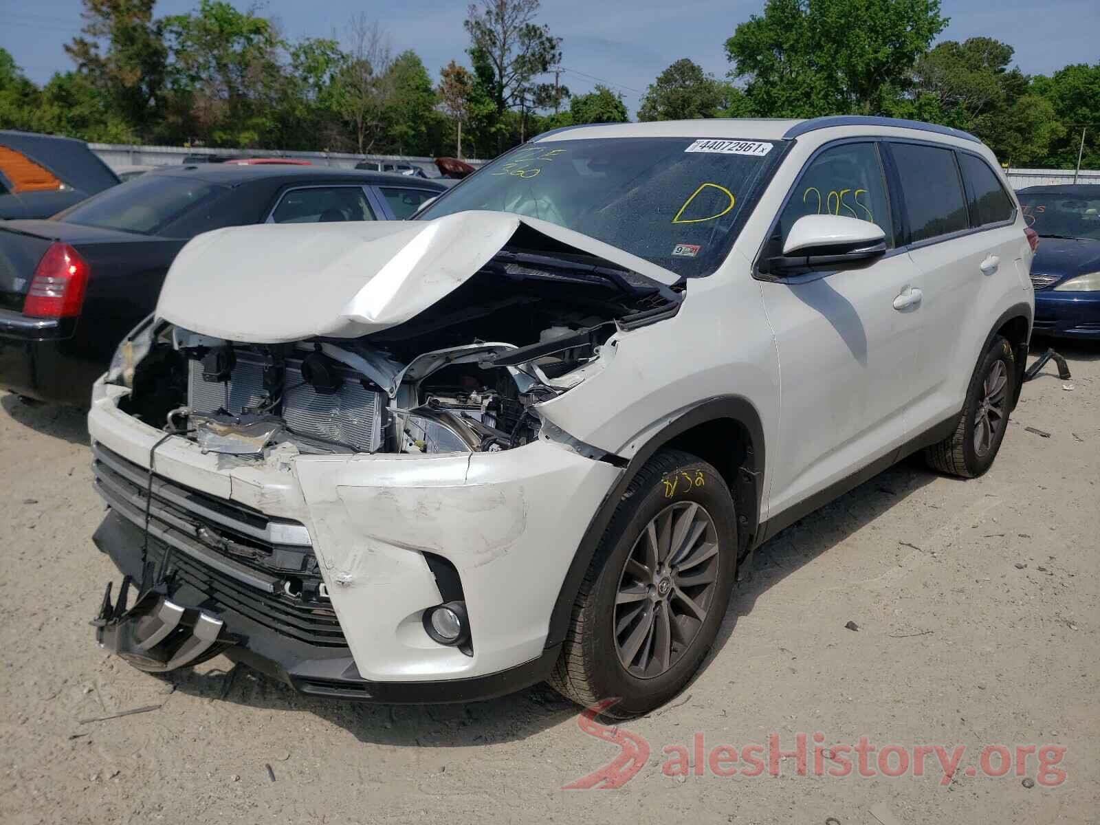 5TDJZRFH7KS614359 2019 TOYOTA HIGHLANDER