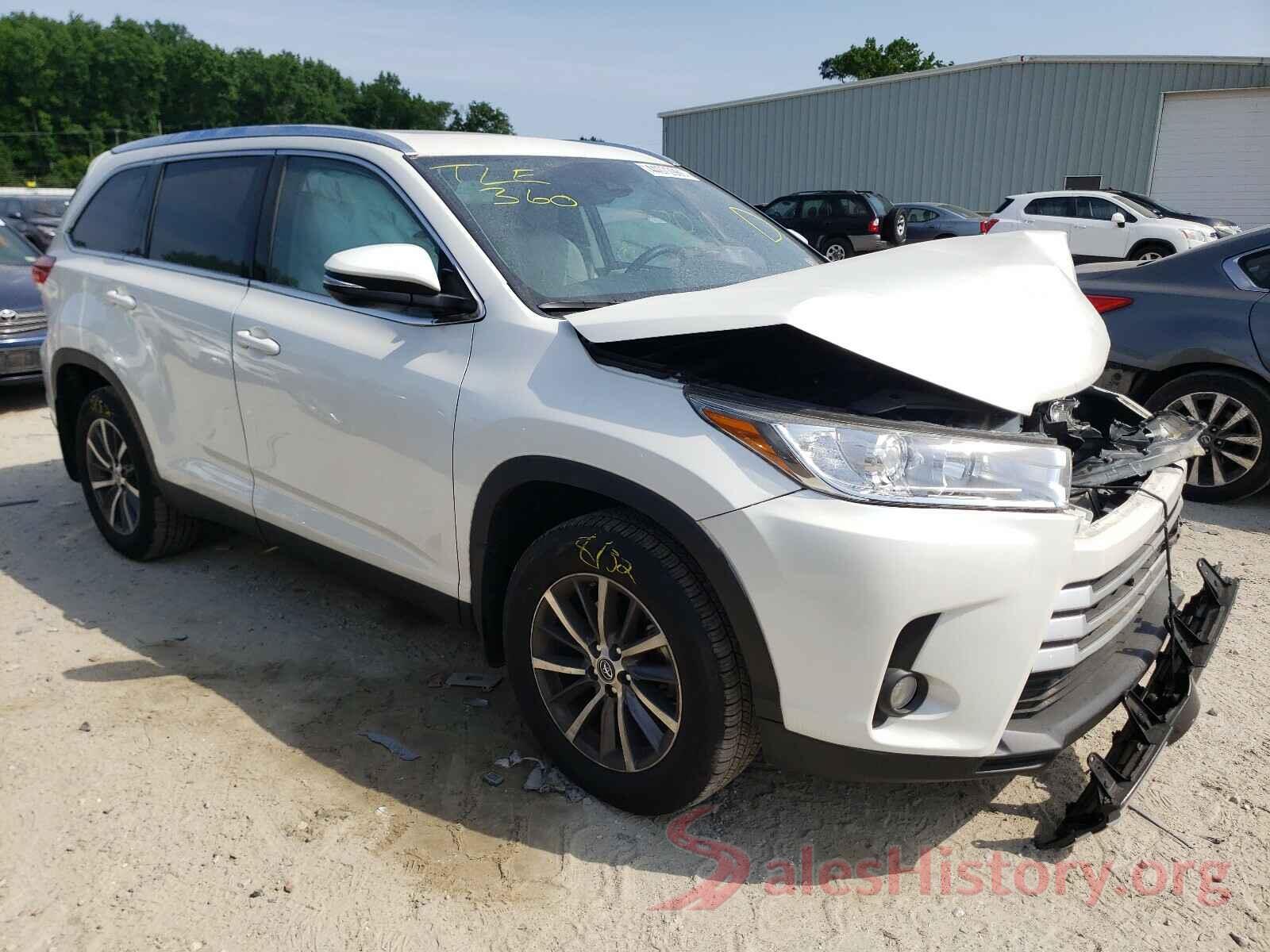 5TDJZRFH7KS614359 2019 TOYOTA HIGHLANDER