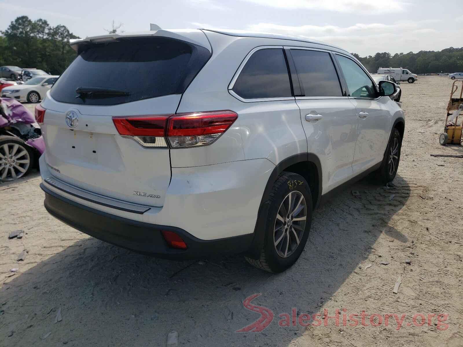 5TDJZRFH7KS614359 2019 TOYOTA HIGHLANDER