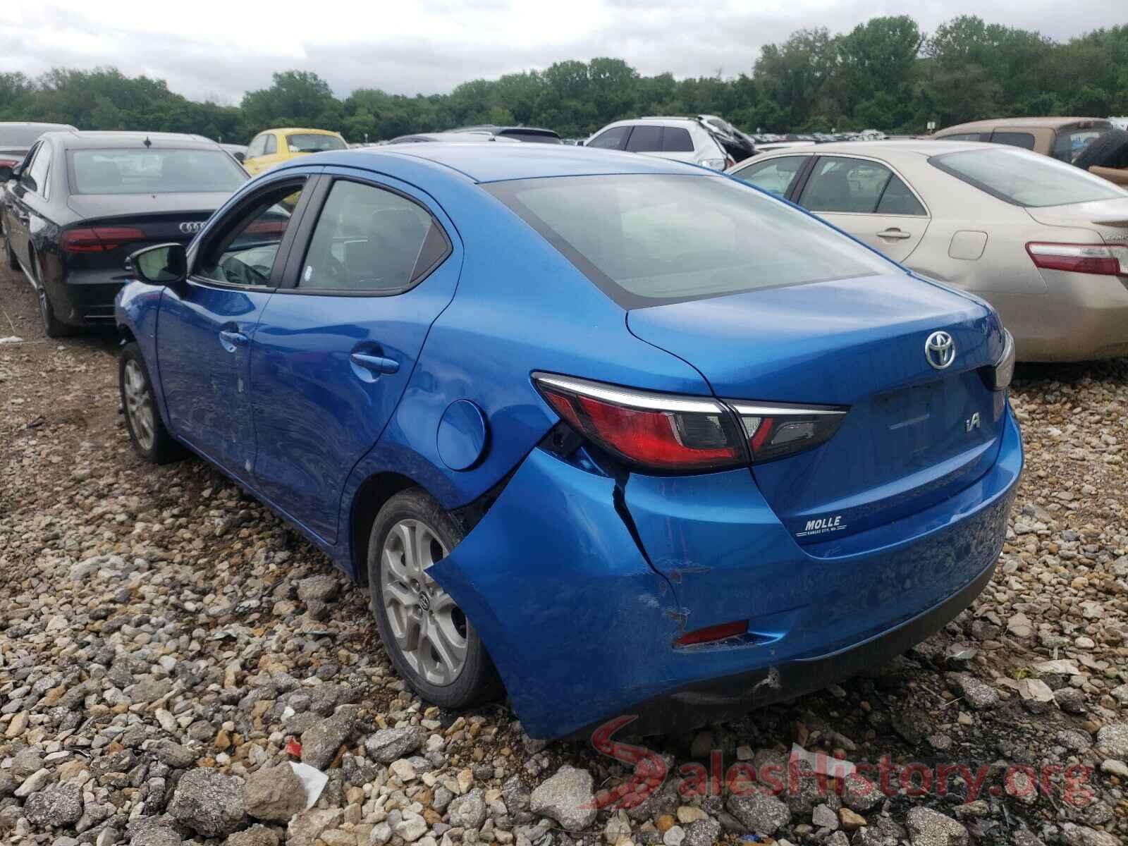 3MYDLBYV6HY157958 2017 TOYOTA YARIS