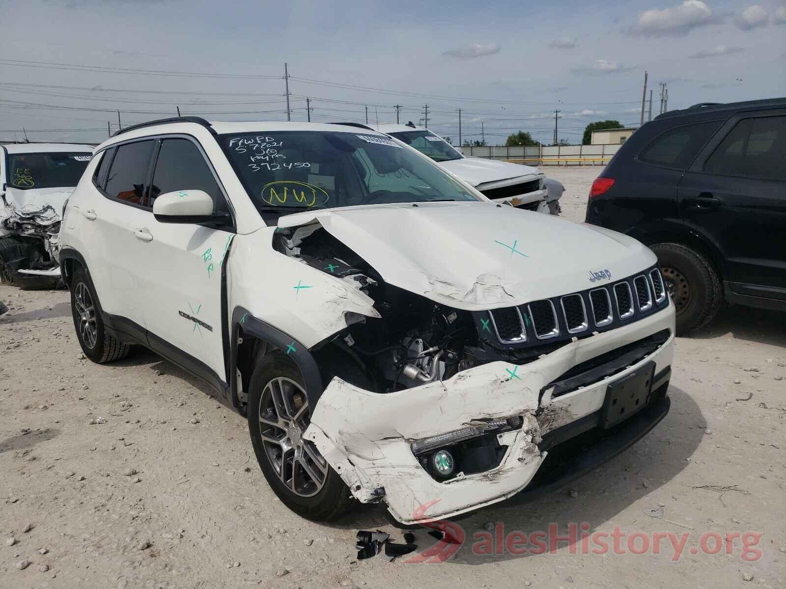 3C4NJCBB0KT743265 2019 JEEP COMPASS