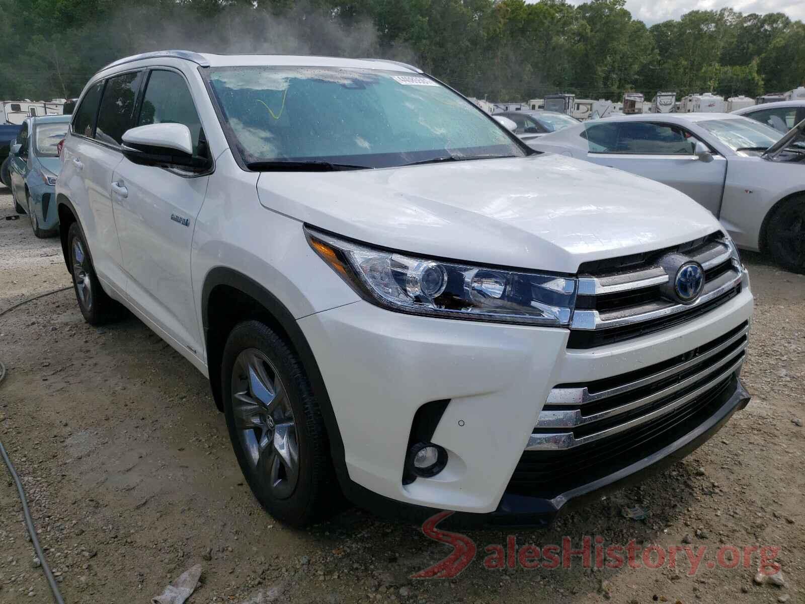 5TDDGRFH7KS068407 2019 TOYOTA HIGHLANDER