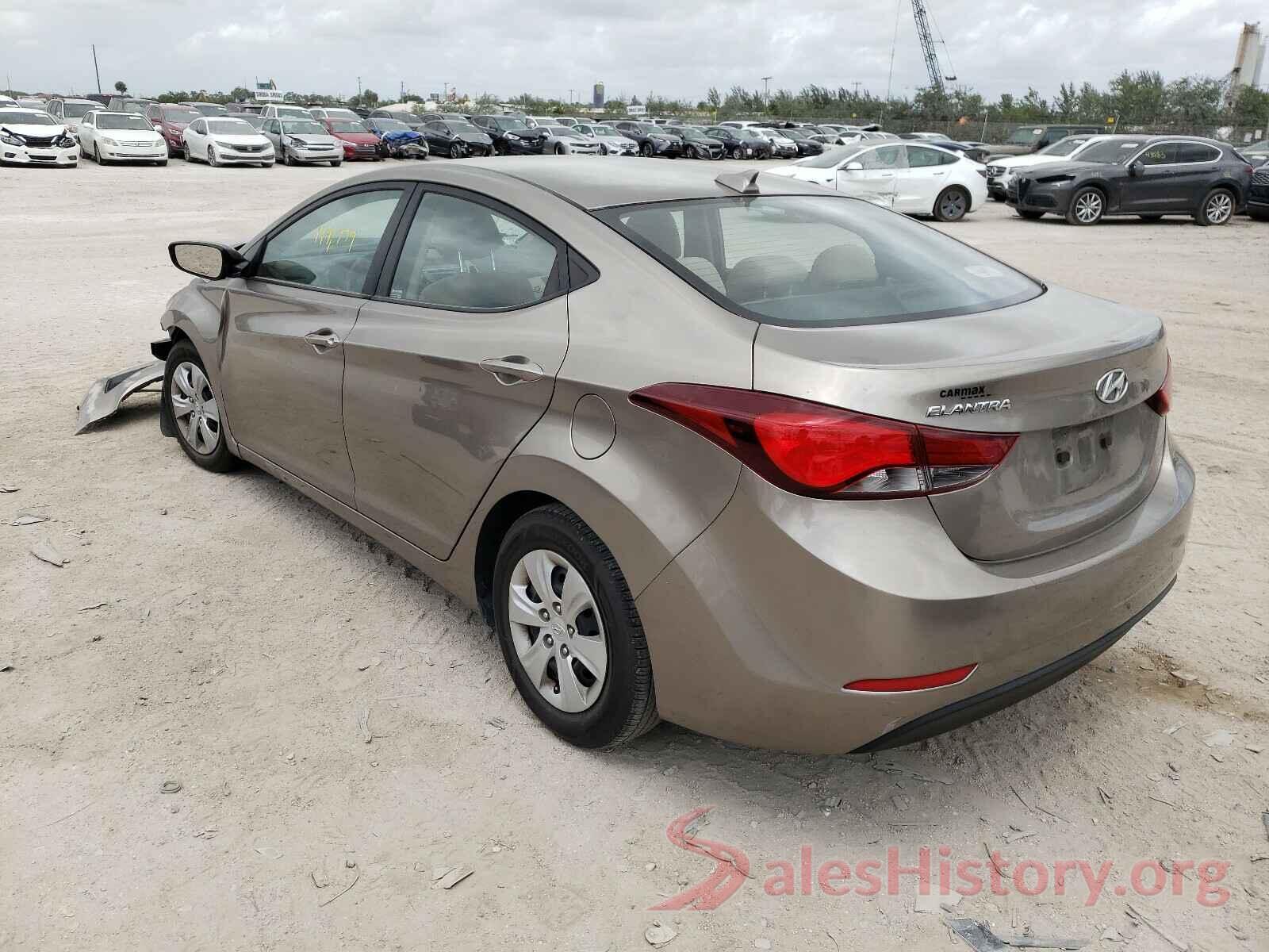 5NPDH4AE1GH760804 2016 HYUNDAI ELANTRA