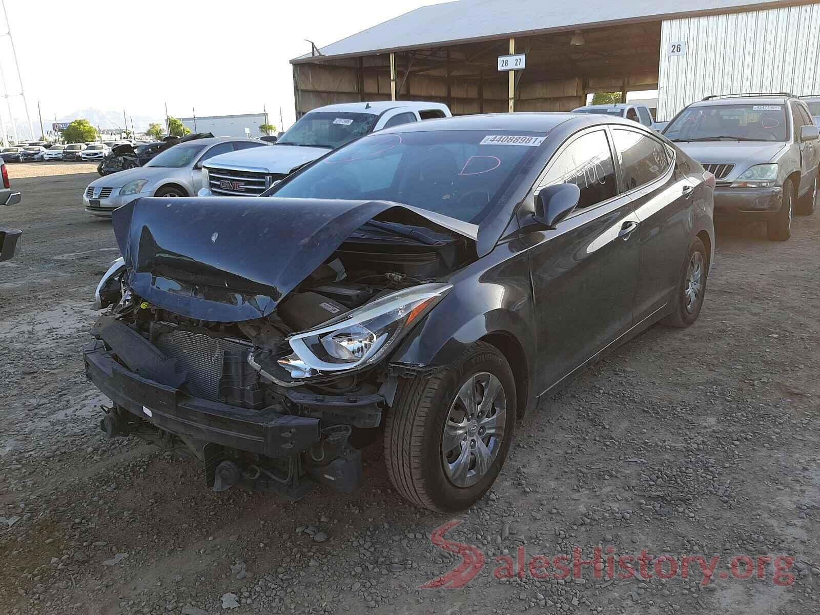 KMHDH4AEXGU517154 2016 HYUNDAI ELANTRA