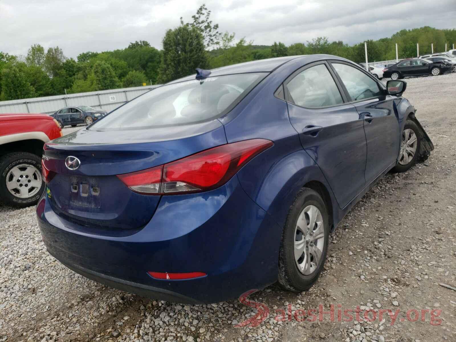 5NPDH4AE0GH750474 2016 HYUNDAI ELANTRA