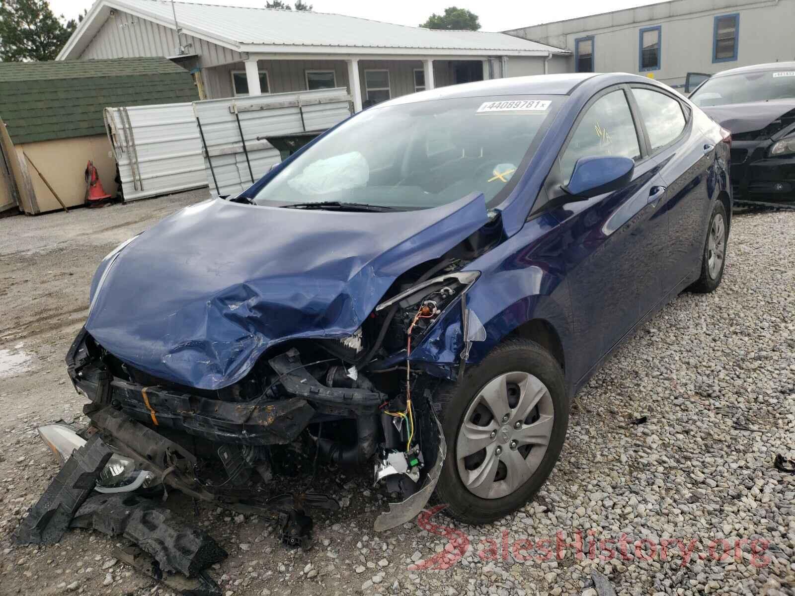 5NPDH4AE0GH750474 2016 HYUNDAI ELANTRA