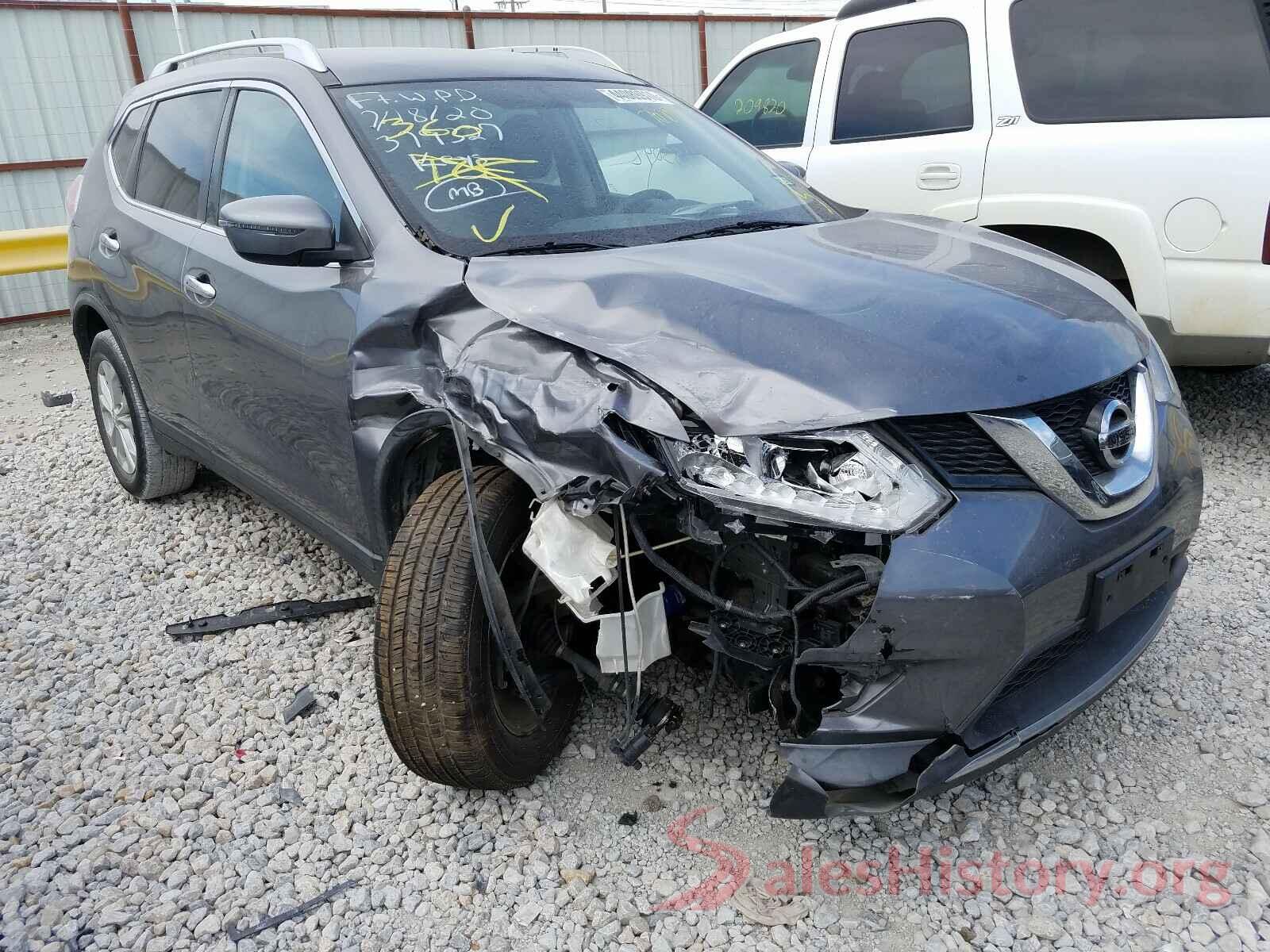 KNMAT2MV2GP702819 2016 NISSAN ROGUE