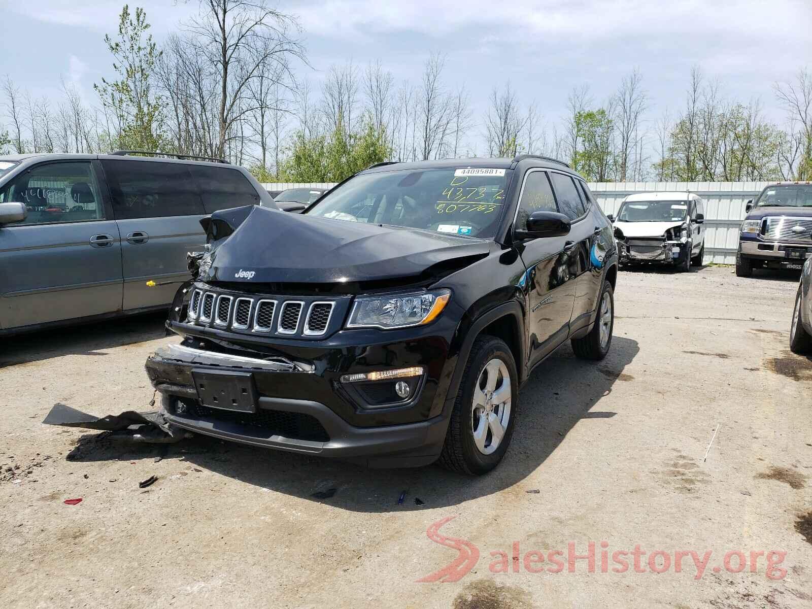 3C4NJDBB0KT807763 2019 JEEP COMPASS