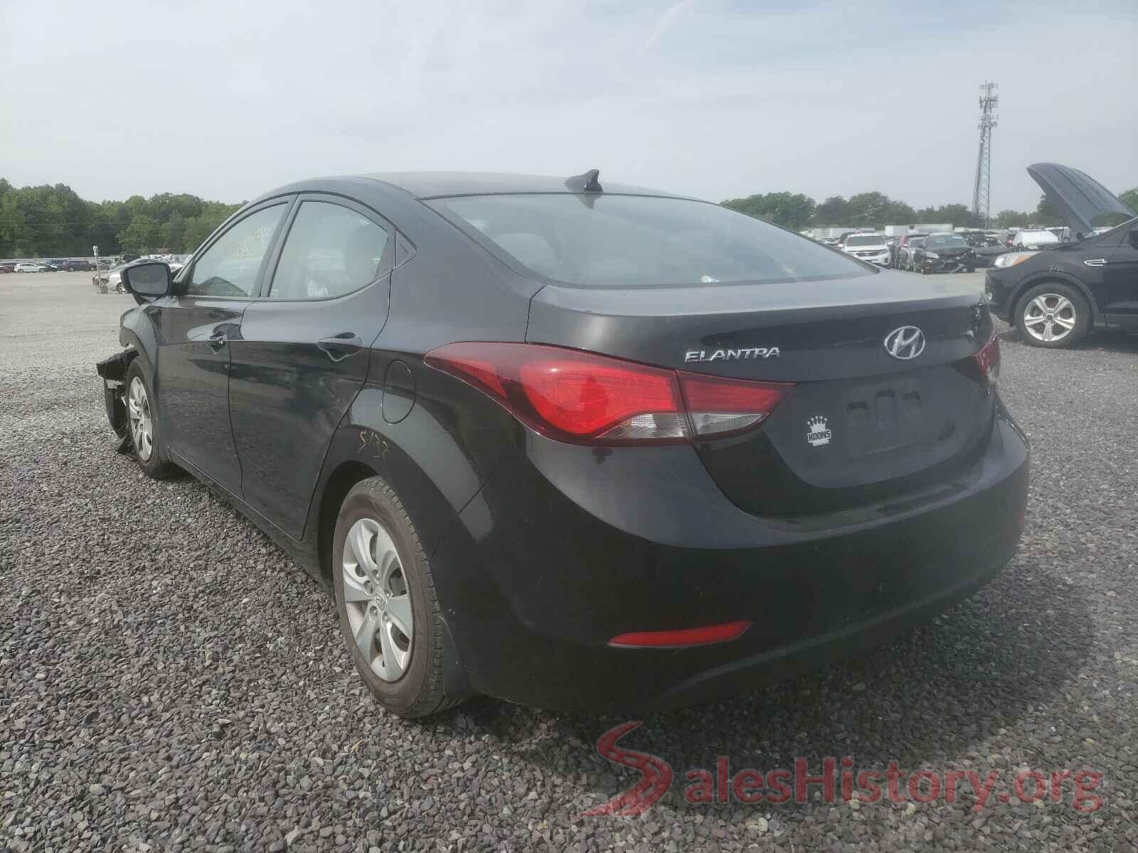 5NPDH4AE2GH798459 2016 HYUNDAI ELANTRA