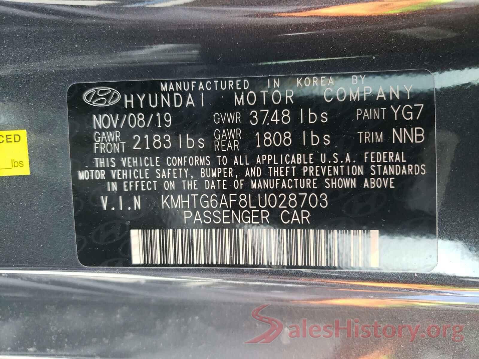 KMHTG6AF8LU028703 2020 HYUNDAI VELOSTER