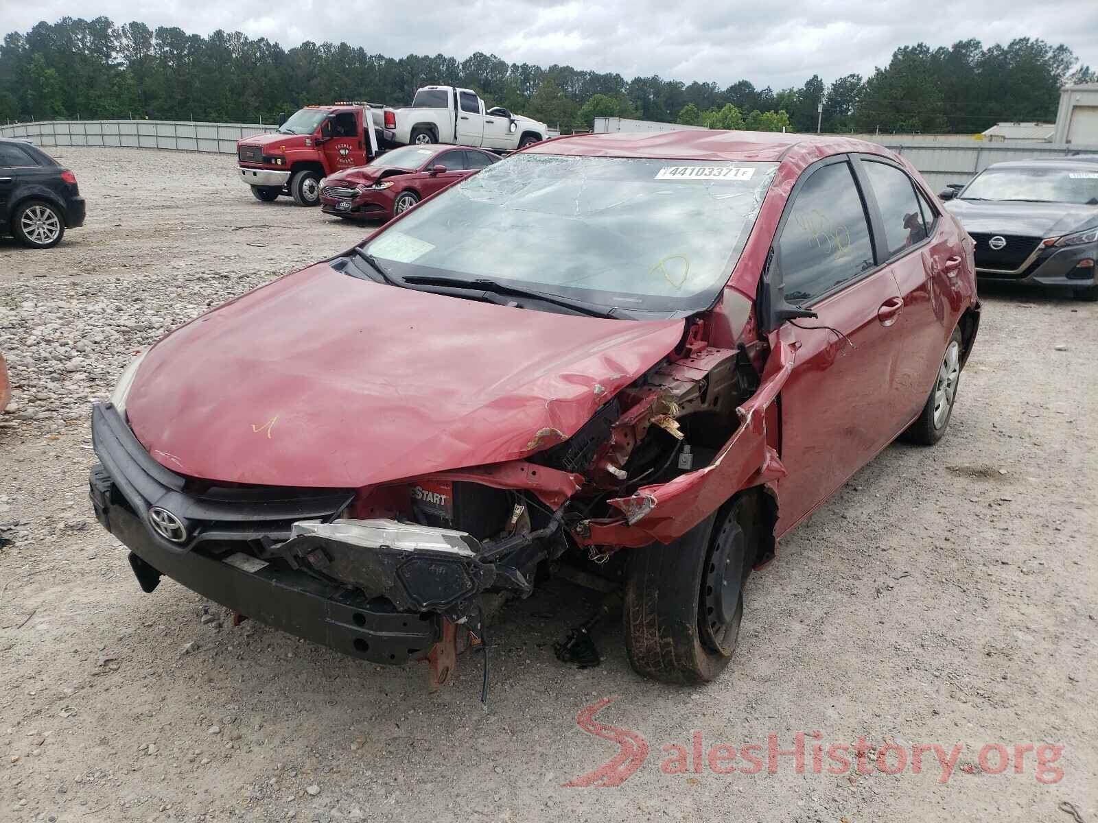 5YFBURHE3GP383580 2016 TOYOTA COROLLA