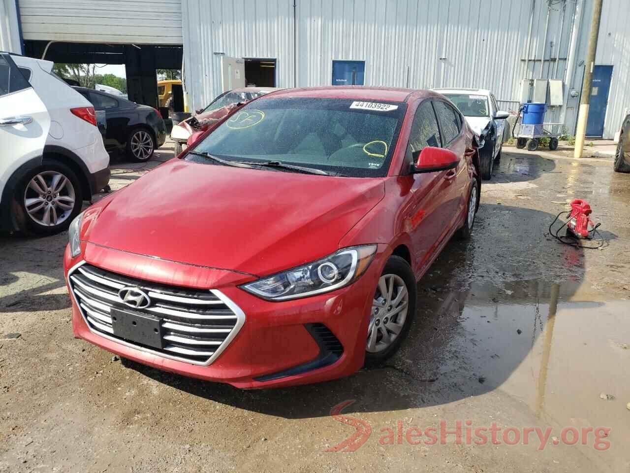 5NPD74LF0HH163038 2017 HYUNDAI ELANTRA