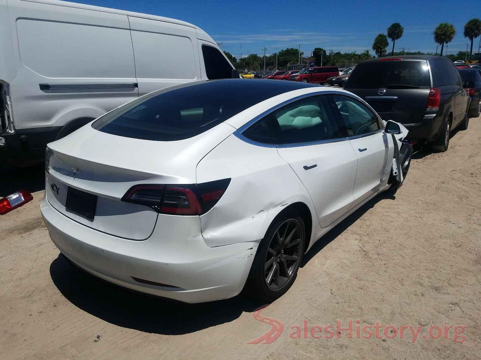 5YJ3E1EAXKF484558 2019 TESLA MODEL 3