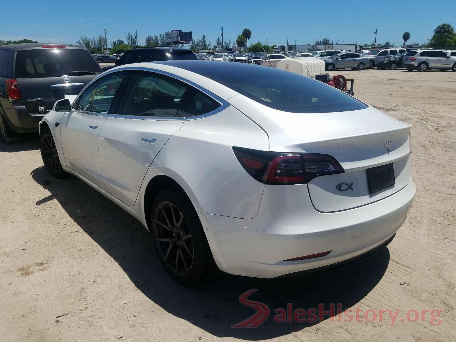 5YJ3E1EAXKF484558 2019 TESLA MODEL 3