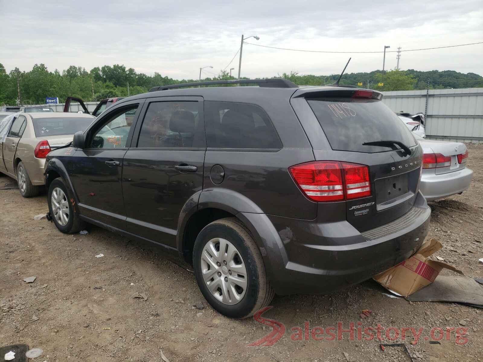 3C4PDCABXHT707707 2017 DODGE JOURNEY