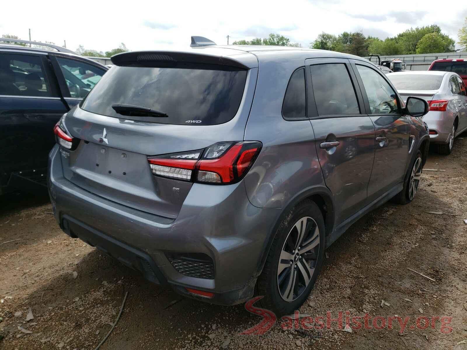 JA4ARUAU8MU014854 2021 MITSUBISHI OUTLANDER