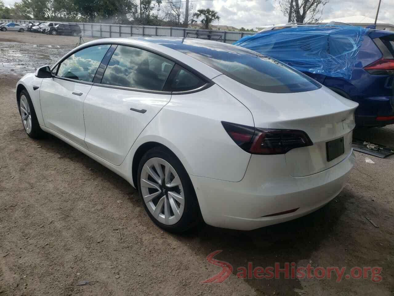 5YJ3E1EB6NF112907 2022 TESLA MODEL 3