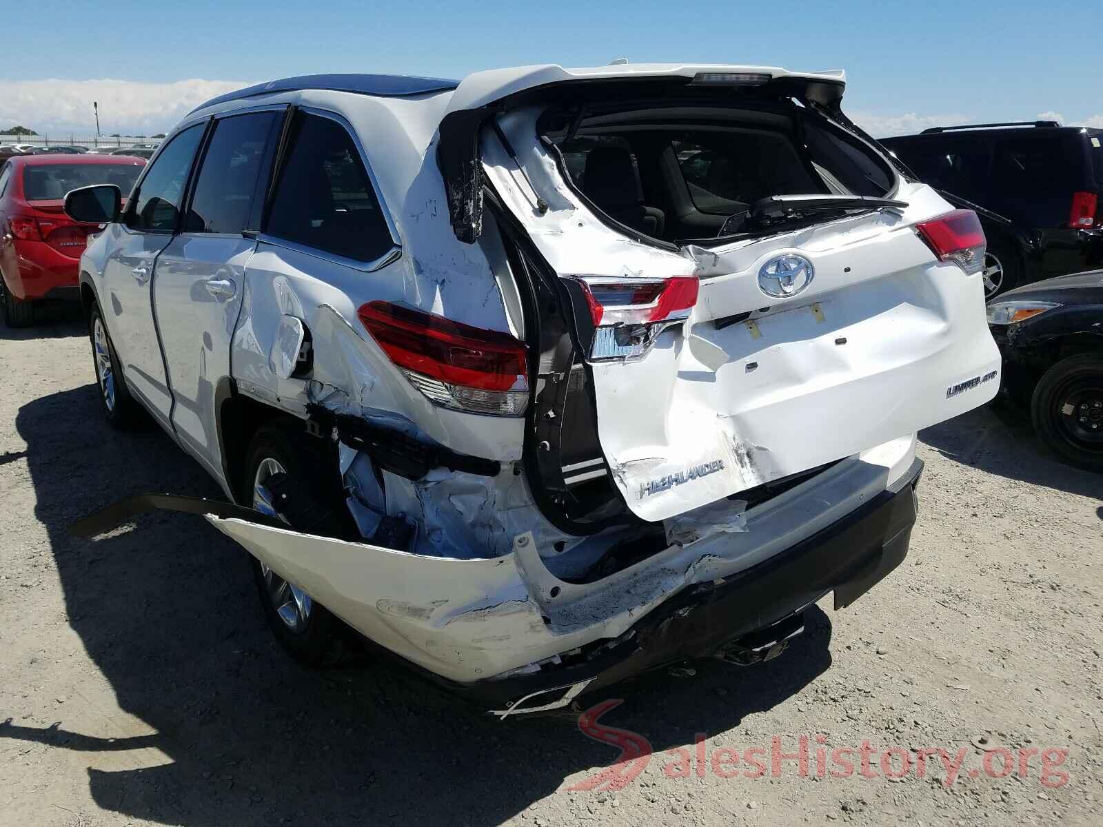 5TDDZRFH2JS829109 2018 TOYOTA HIGHLANDER