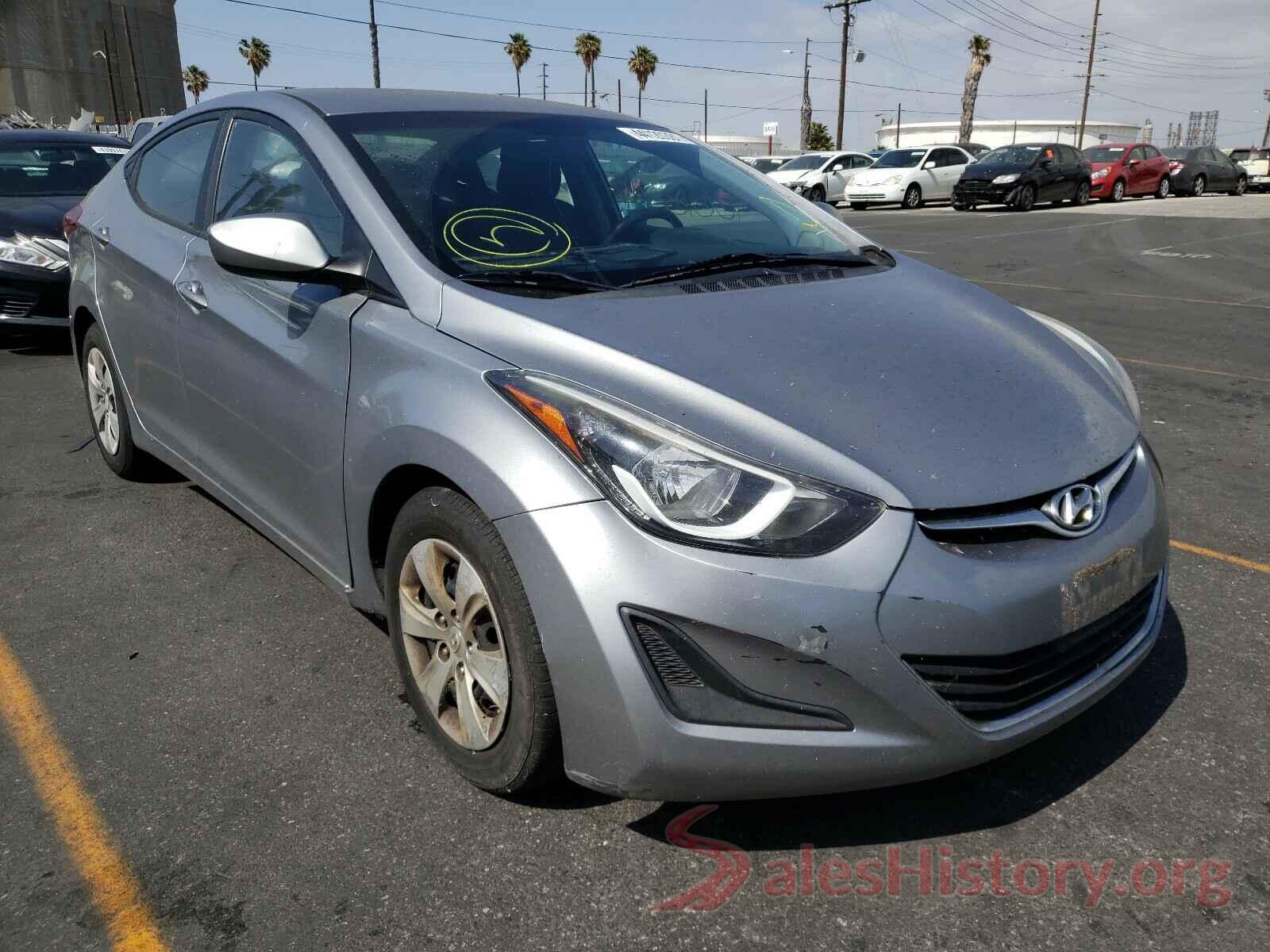 5NPDH4AE7GH702535 2016 HYUNDAI ELANTRA