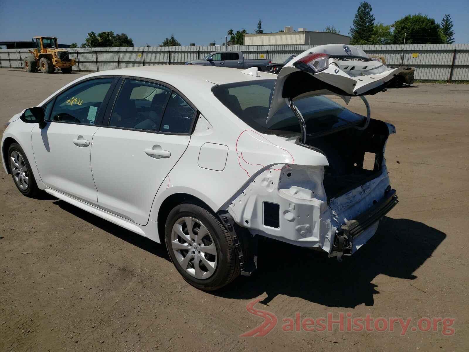 5YFEPRAEXLP107129 2020 TOYOTA COROLLA