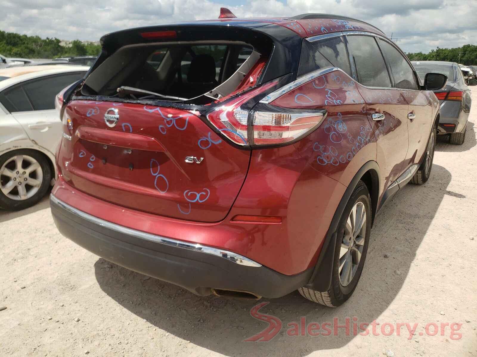 5N1AZ2MG9GN169505 2016 NISSAN MURANO