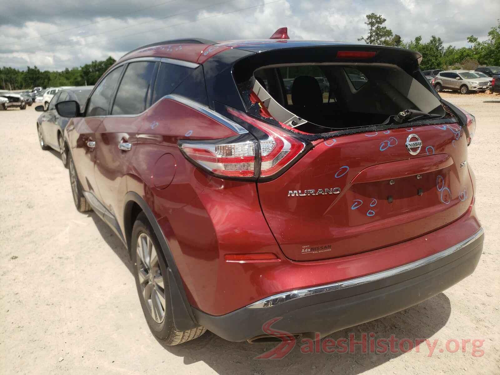 5N1AZ2MG9GN169505 2016 NISSAN MURANO