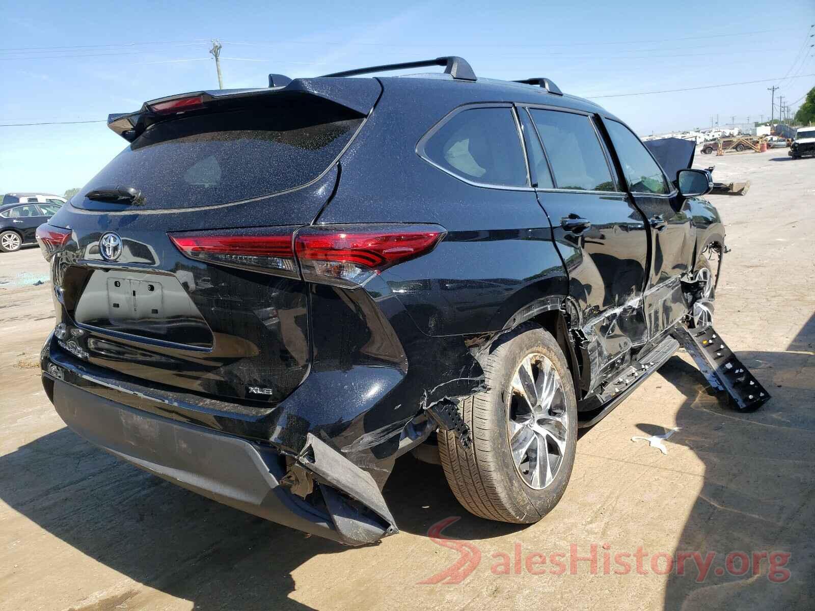 5TDGZRAH7MS519093 2021 TOYOTA HIGHLANDER