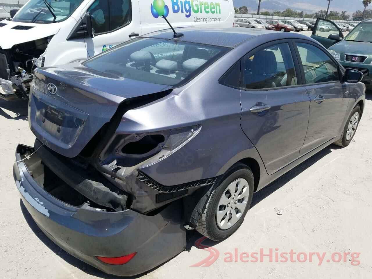 KMHCT4AEXGU070934 2016 HYUNDAI ACCENT