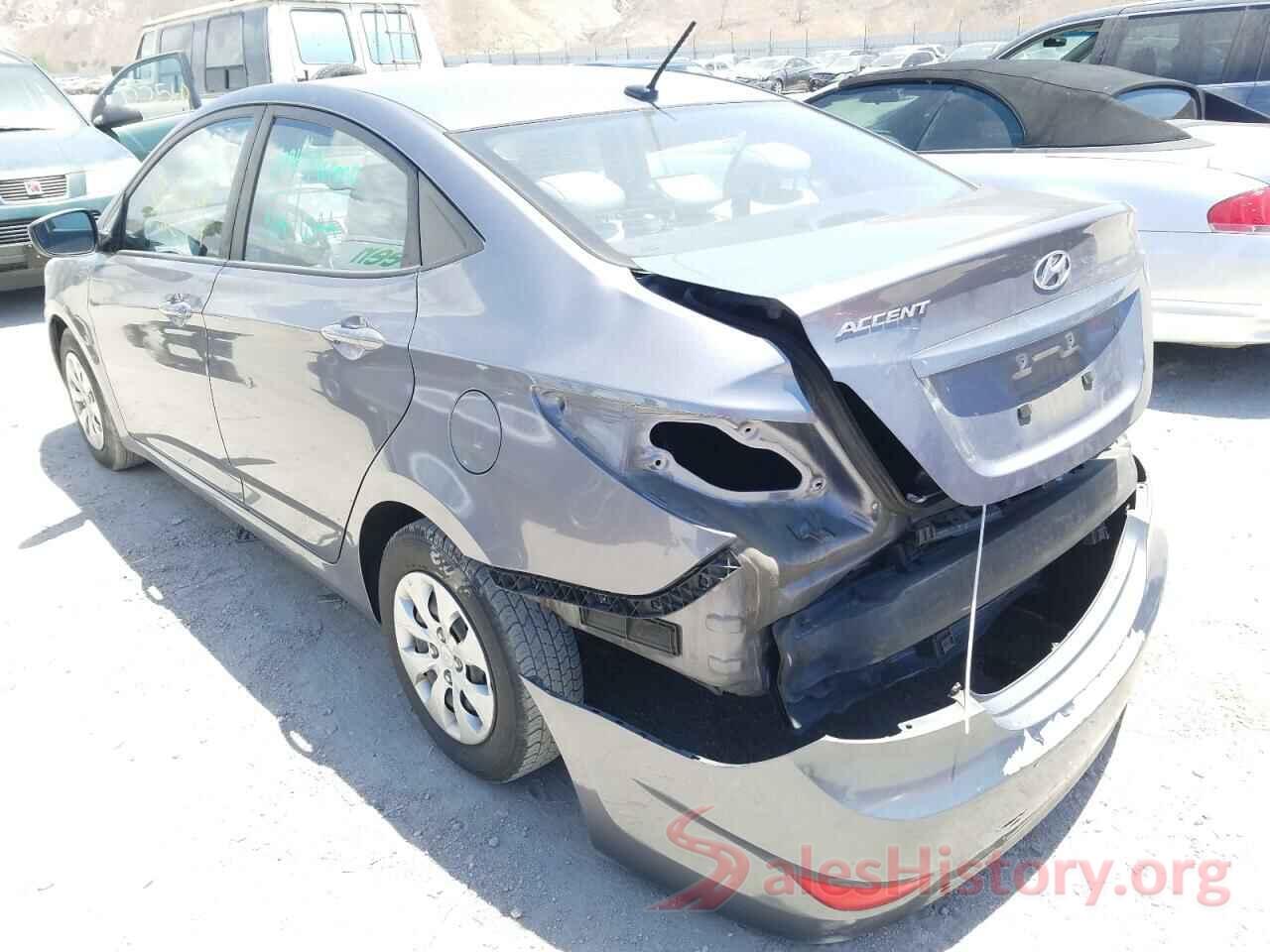 KMHCT4AEXGU070934 2016 HYUNDAI ACCENT