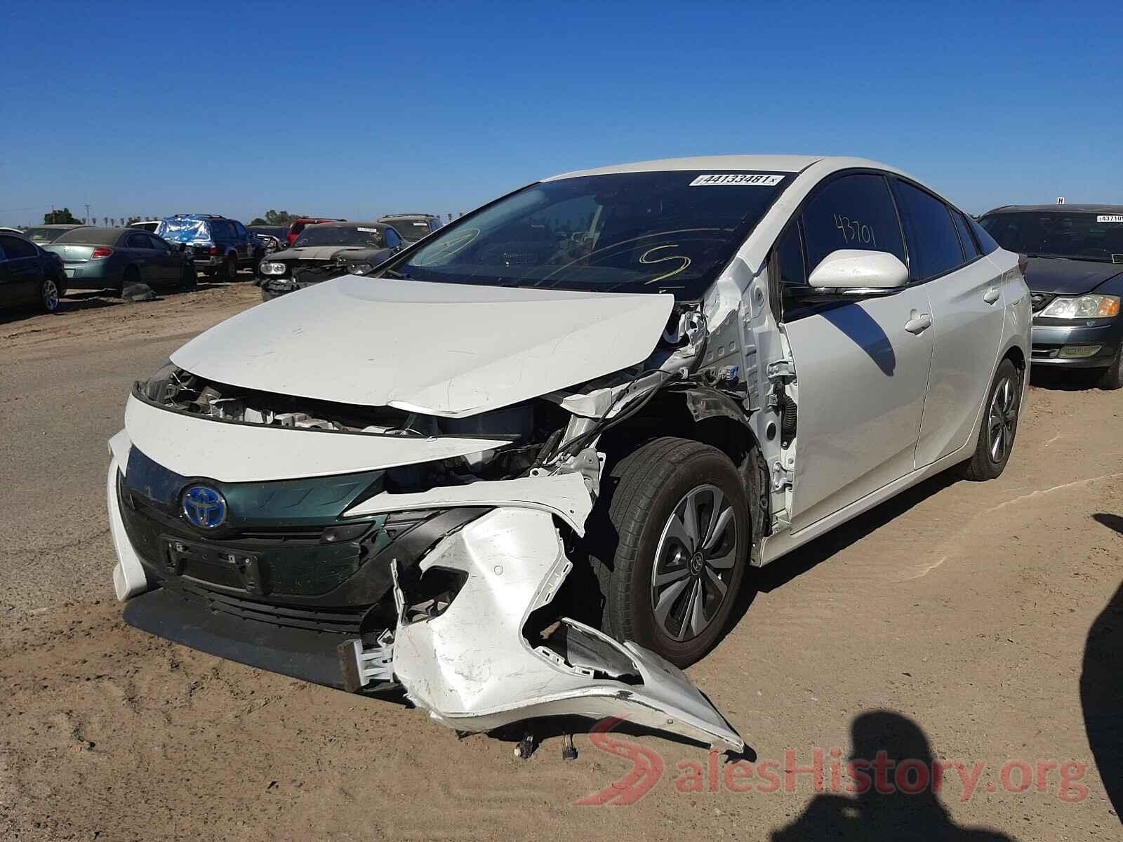 JTDKARFP0K3112314 2019 TOYOTA PRIUS