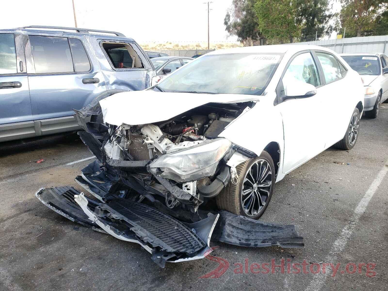 5YFBURHE5GP531602 2016 TOYOTA COROLLA