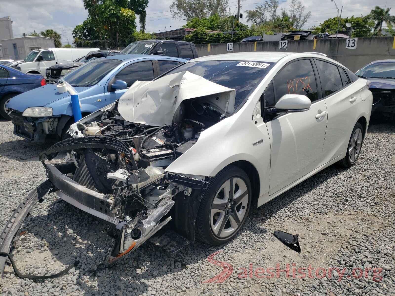 JTDKARFU1G3014065 2016 TOYOTA PRIUS