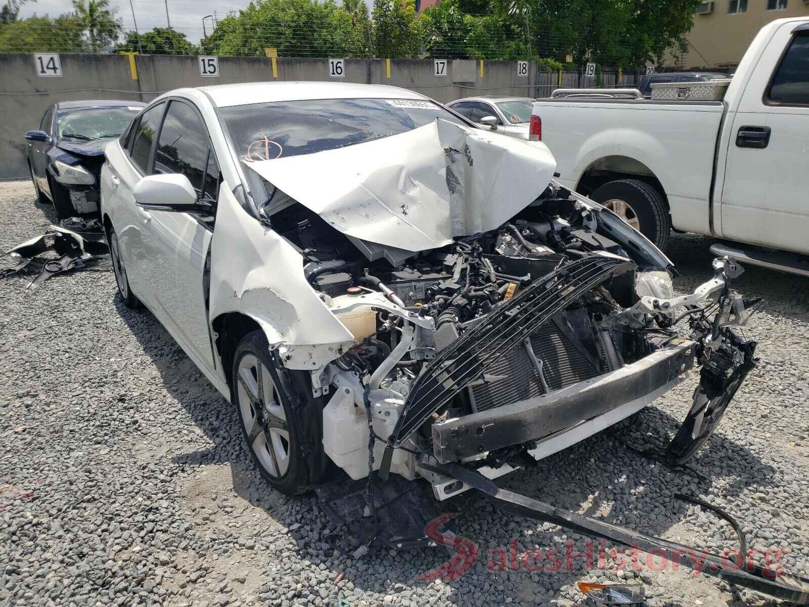 JTDKARFU1G3014065 2016 TOYOTA PRIUS