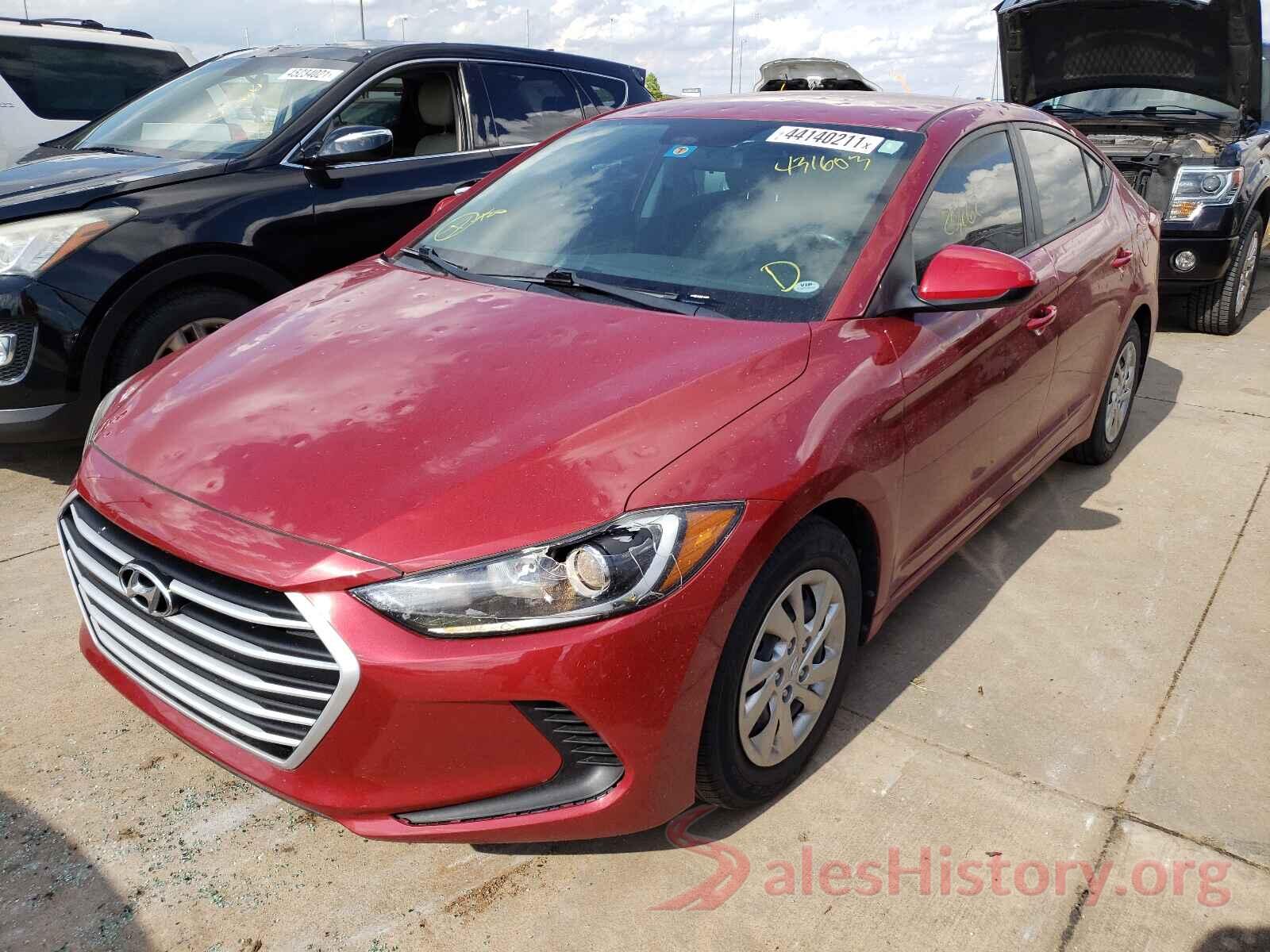 KMHD74LF7HU431603 2017 HYUNDAI ELANTRA