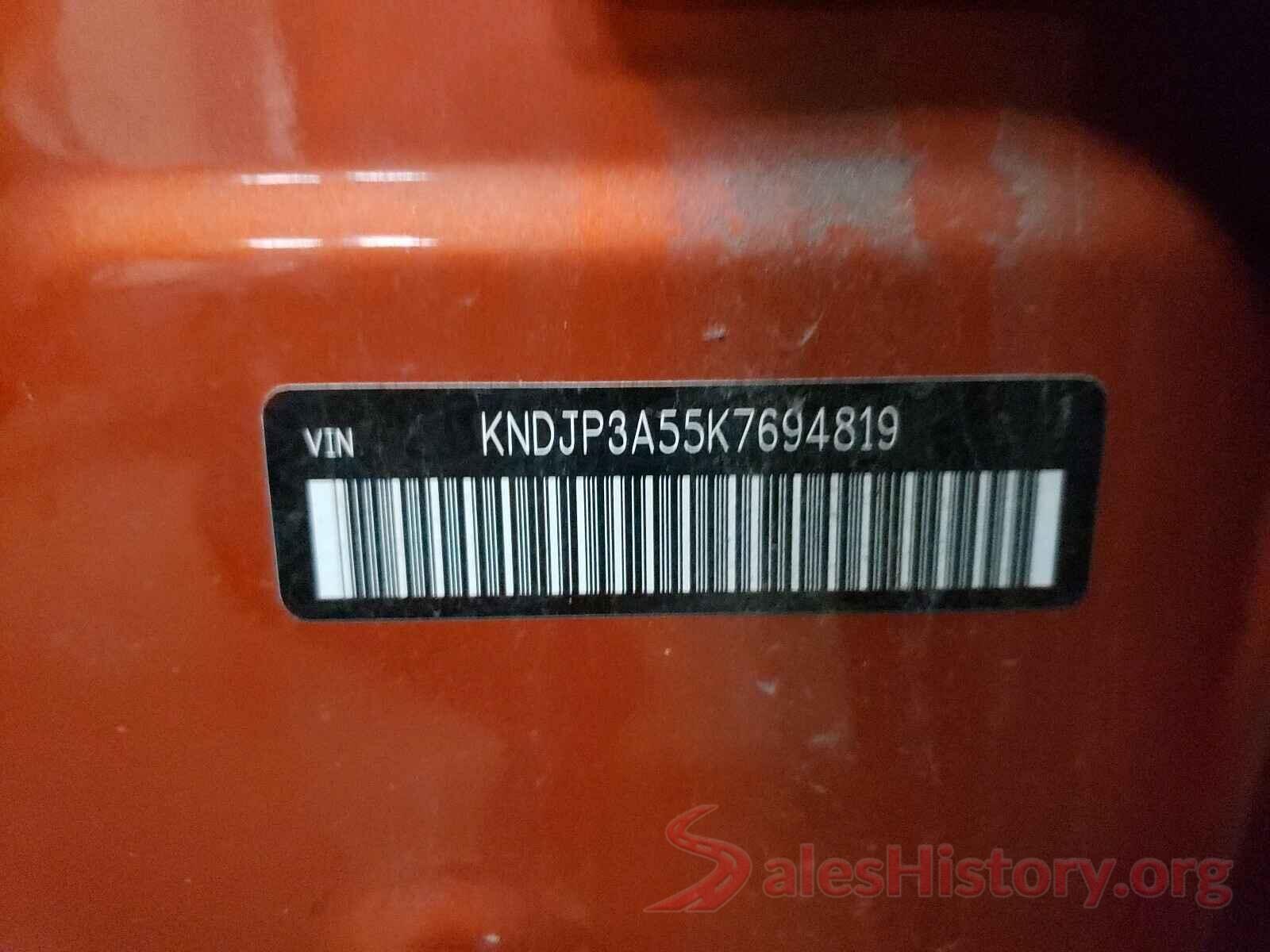 KNDJP3A55K7694819 2019 KIA SOUL