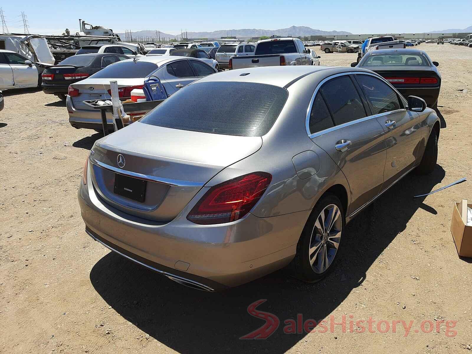 55SWF8DB9KU300142 2019 MERCEDES-BENZ C CLASS