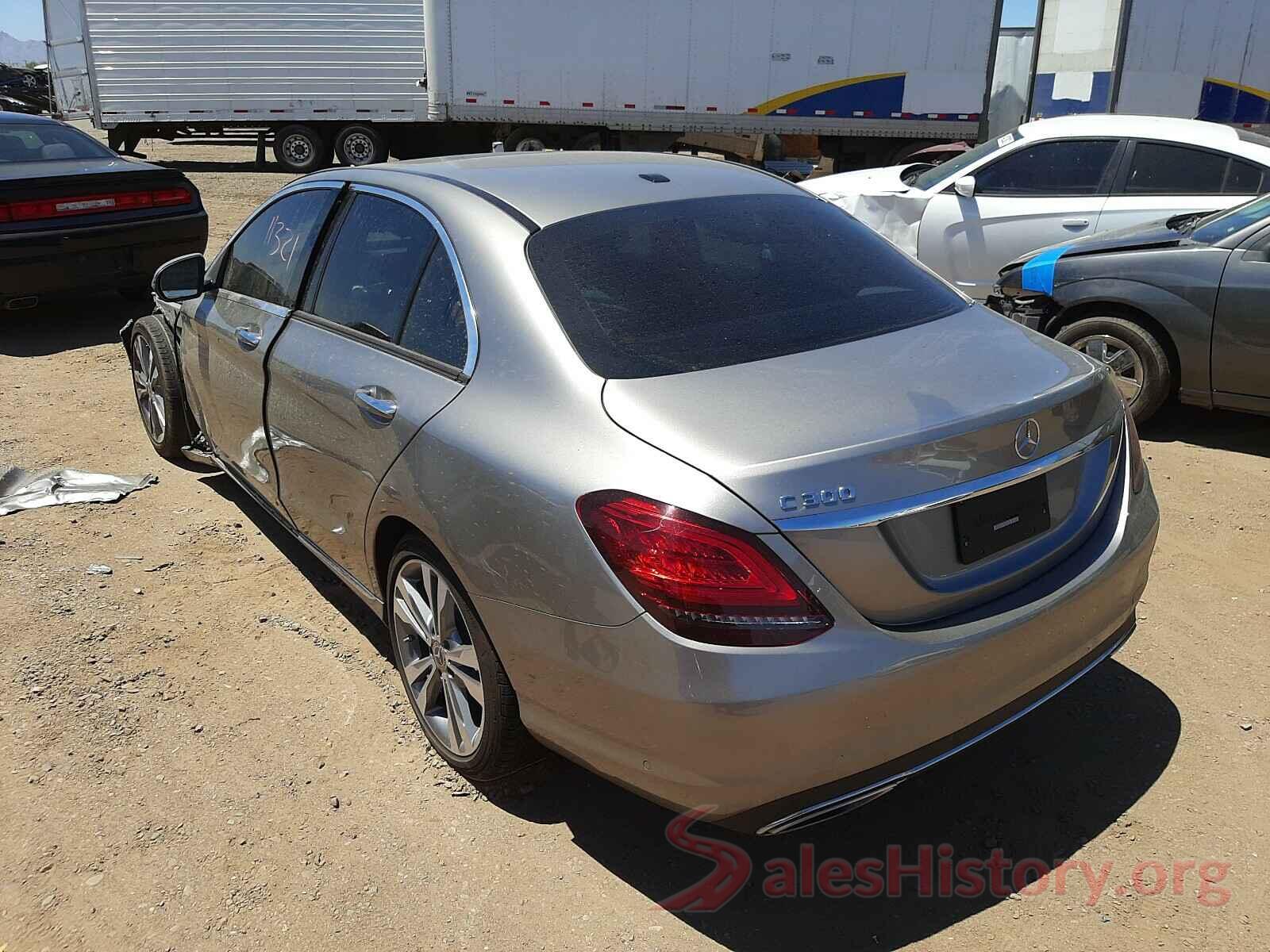 55SWF8DB9KU300142 2019 MERCEDES-BENZ C CLASS