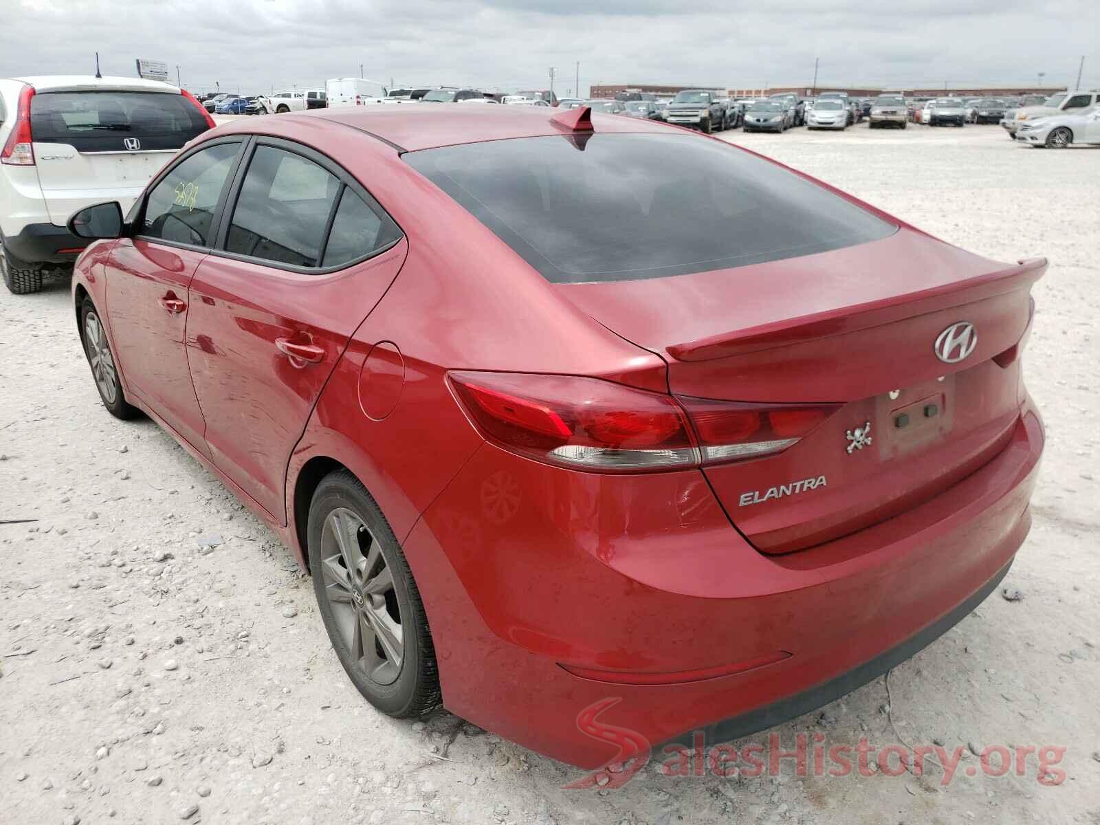 5NPD84LF7HH190296 2017 HYUNDAI ELANTRA