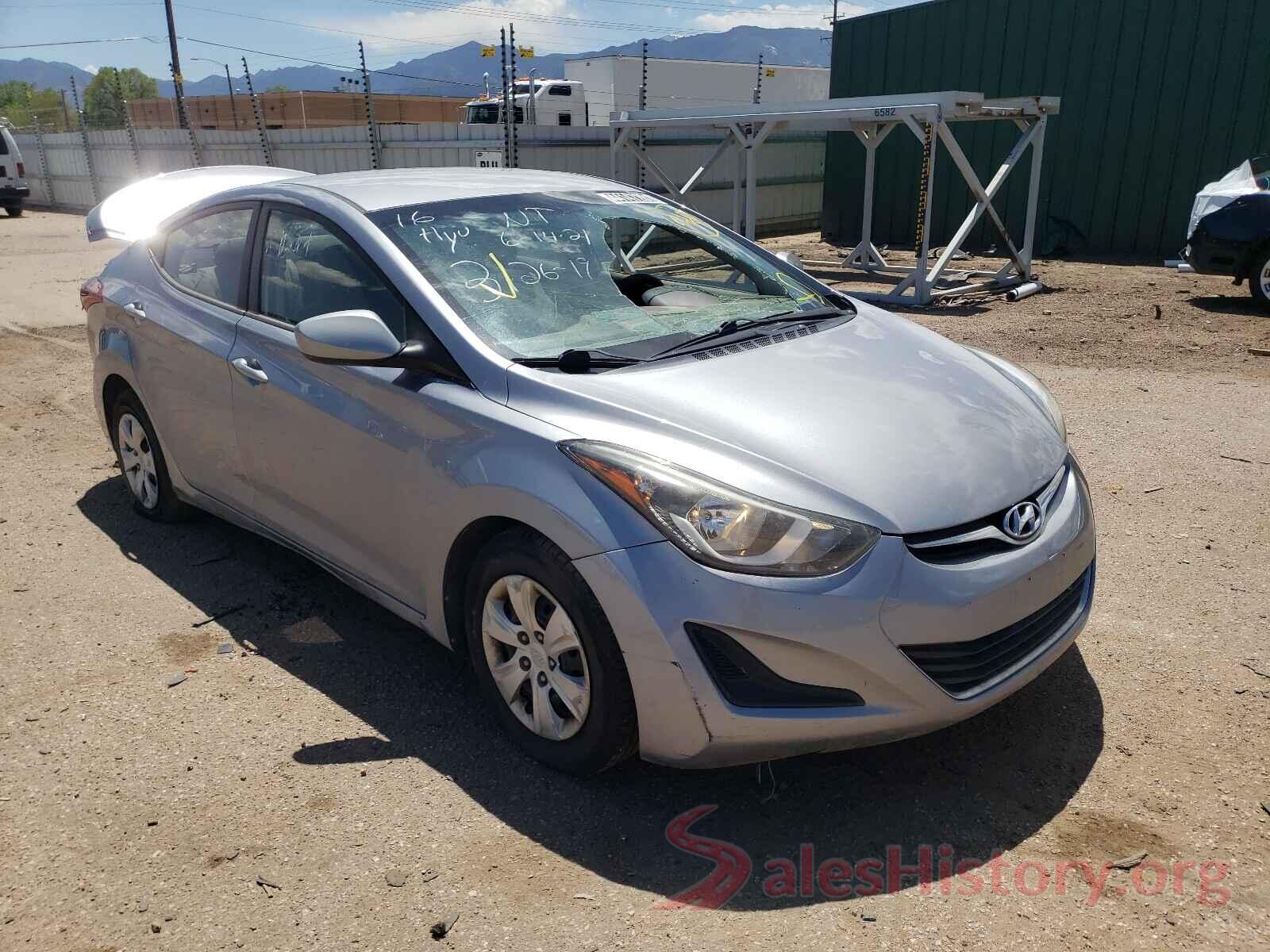 5NPDH4AE6GH711405 2016 HYUNDAI ELANTRA