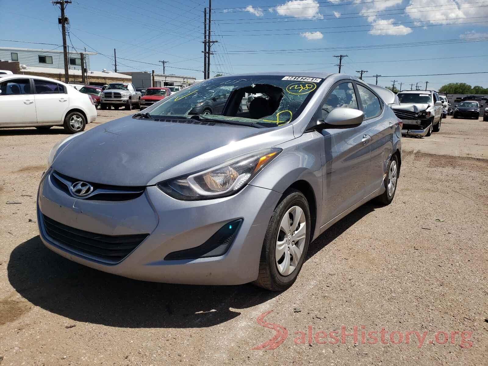 5NPDH4AE6GH711405 2016 HYUNDAI ELANTRA