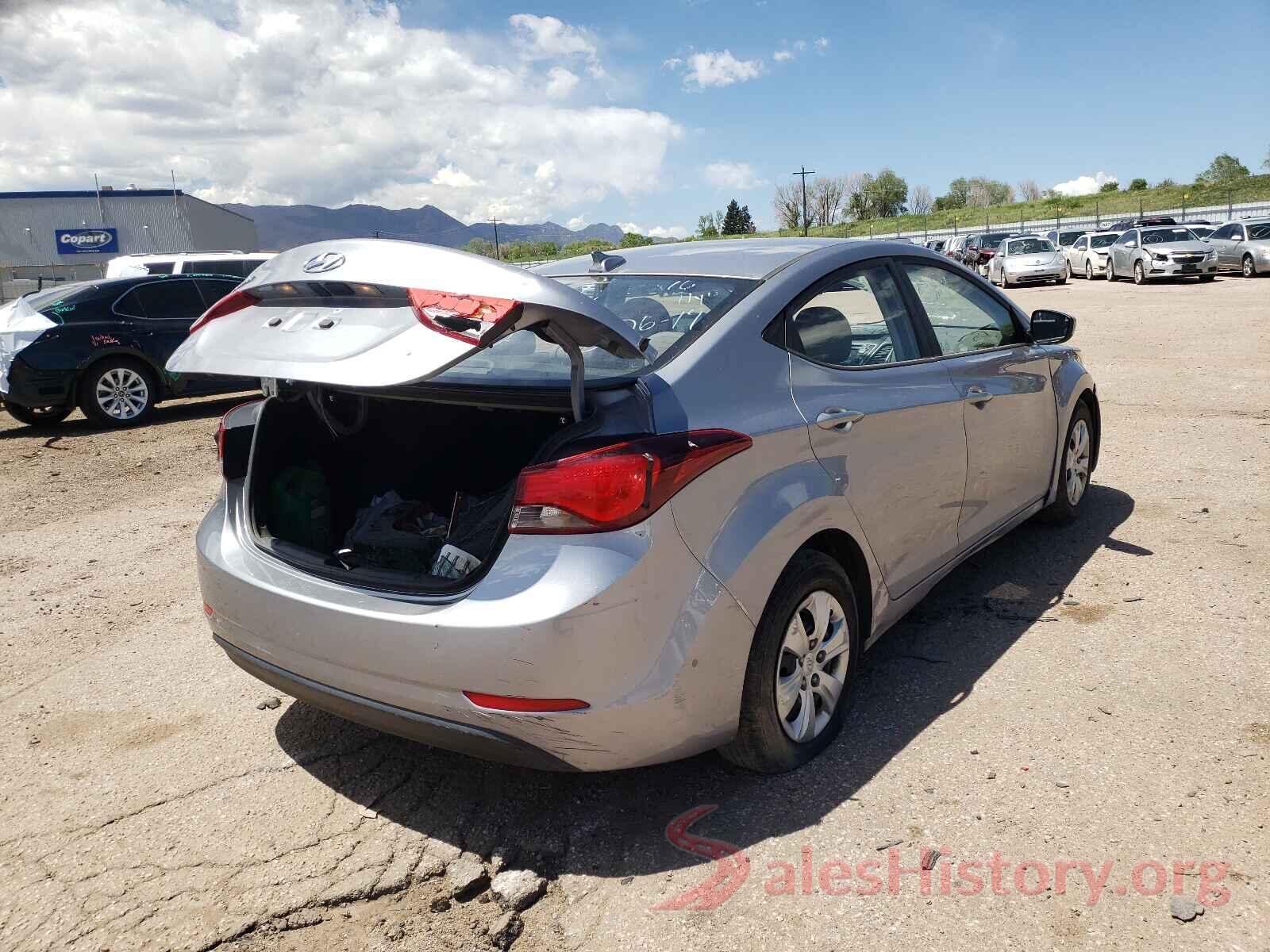 5NPDH4AE6GH711405 2016 HYUNDAI ELANTRA