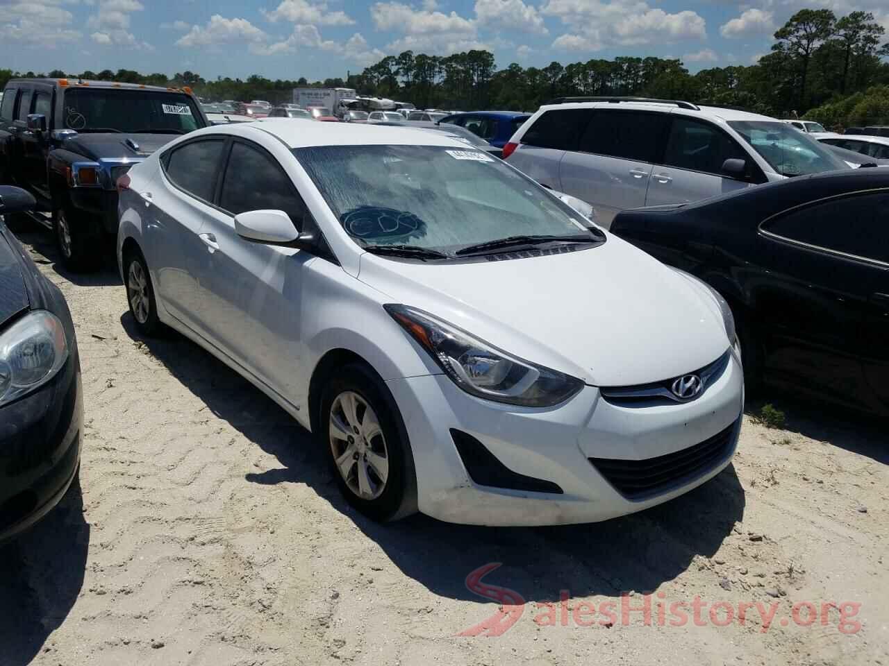 5NPDH4AEXGH786009 2016 HYUNDAI ELANTRA