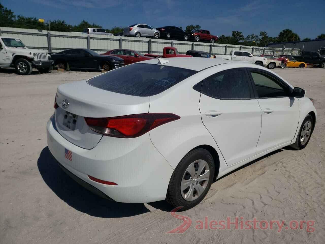 5NPDH4AEXGH786009 2016 HYUNDAI ELANTRA