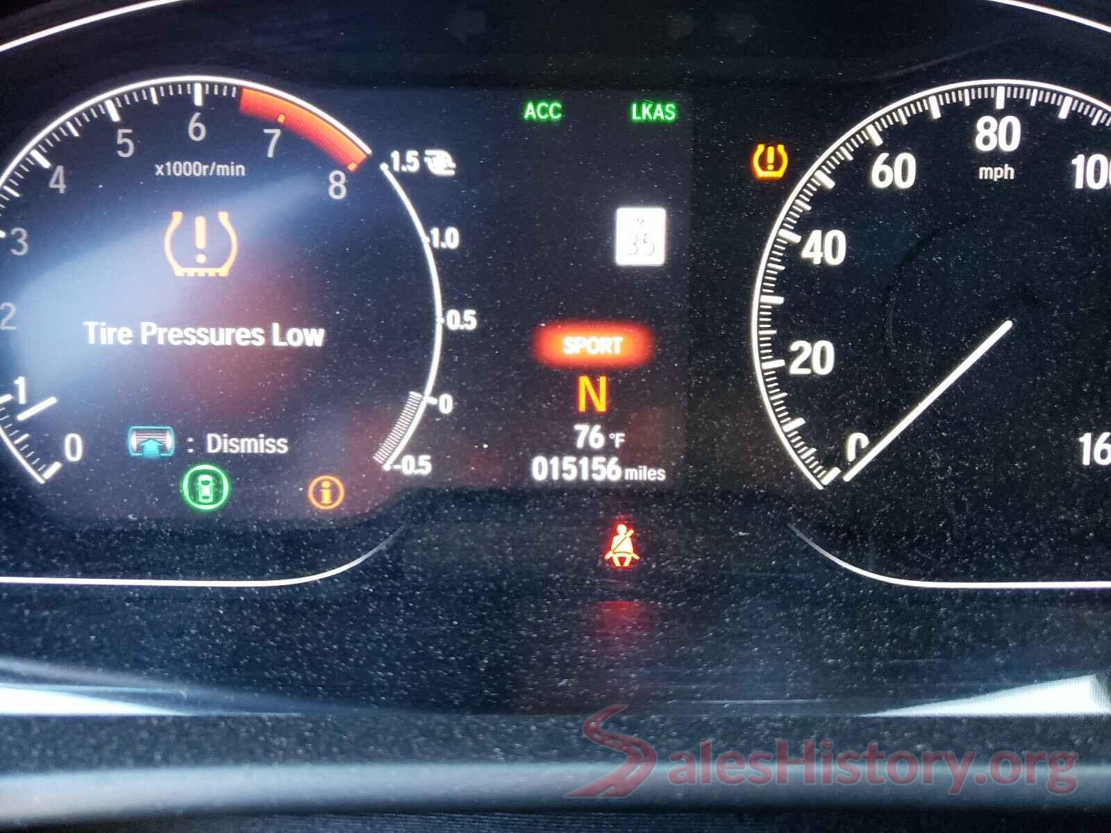 1HGCV1F34KA106908 2019 HONDA ACCORD