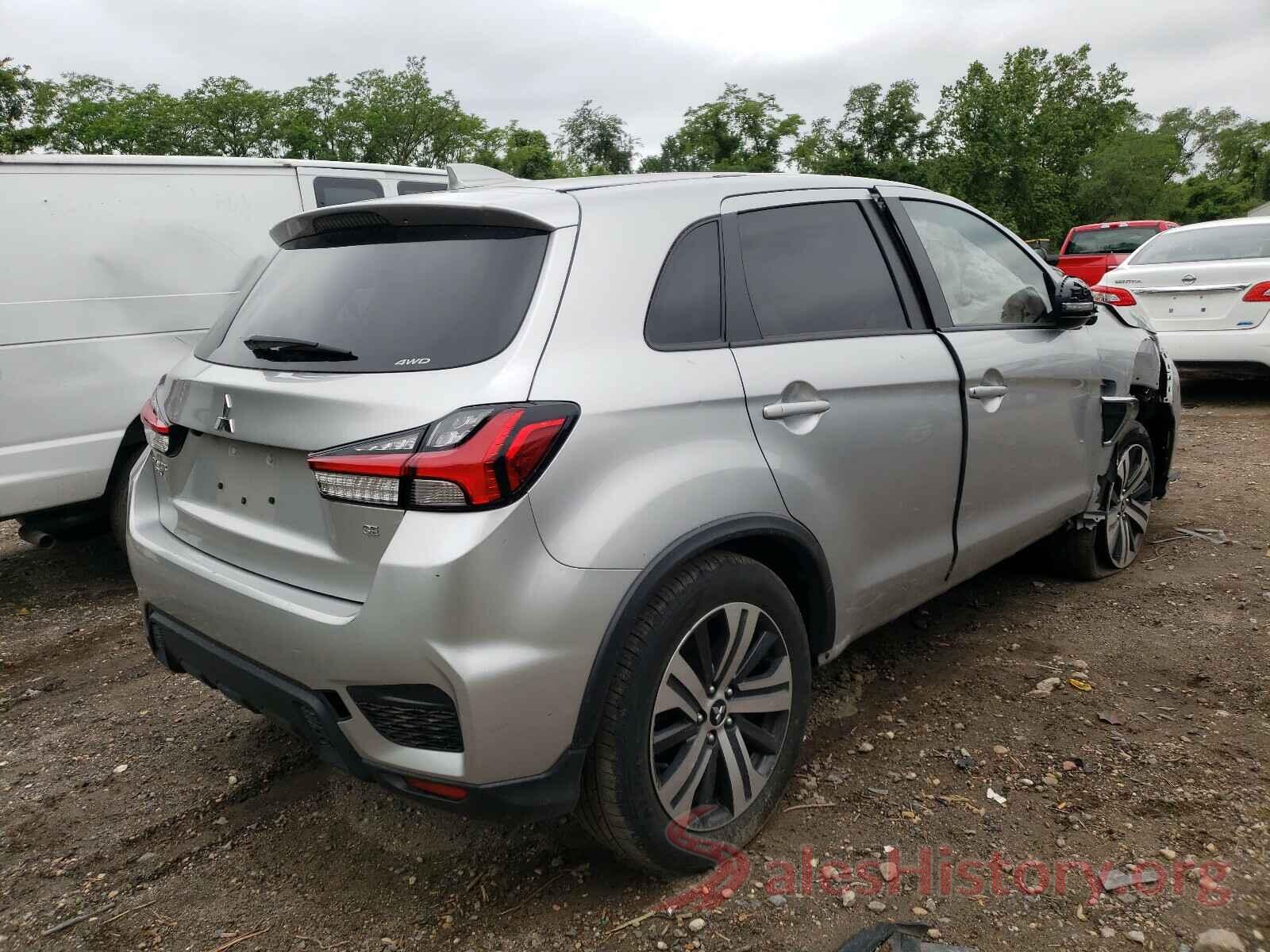 JA4AR3AUXLU018655 2020 MITSUBISHI OUTLANDER