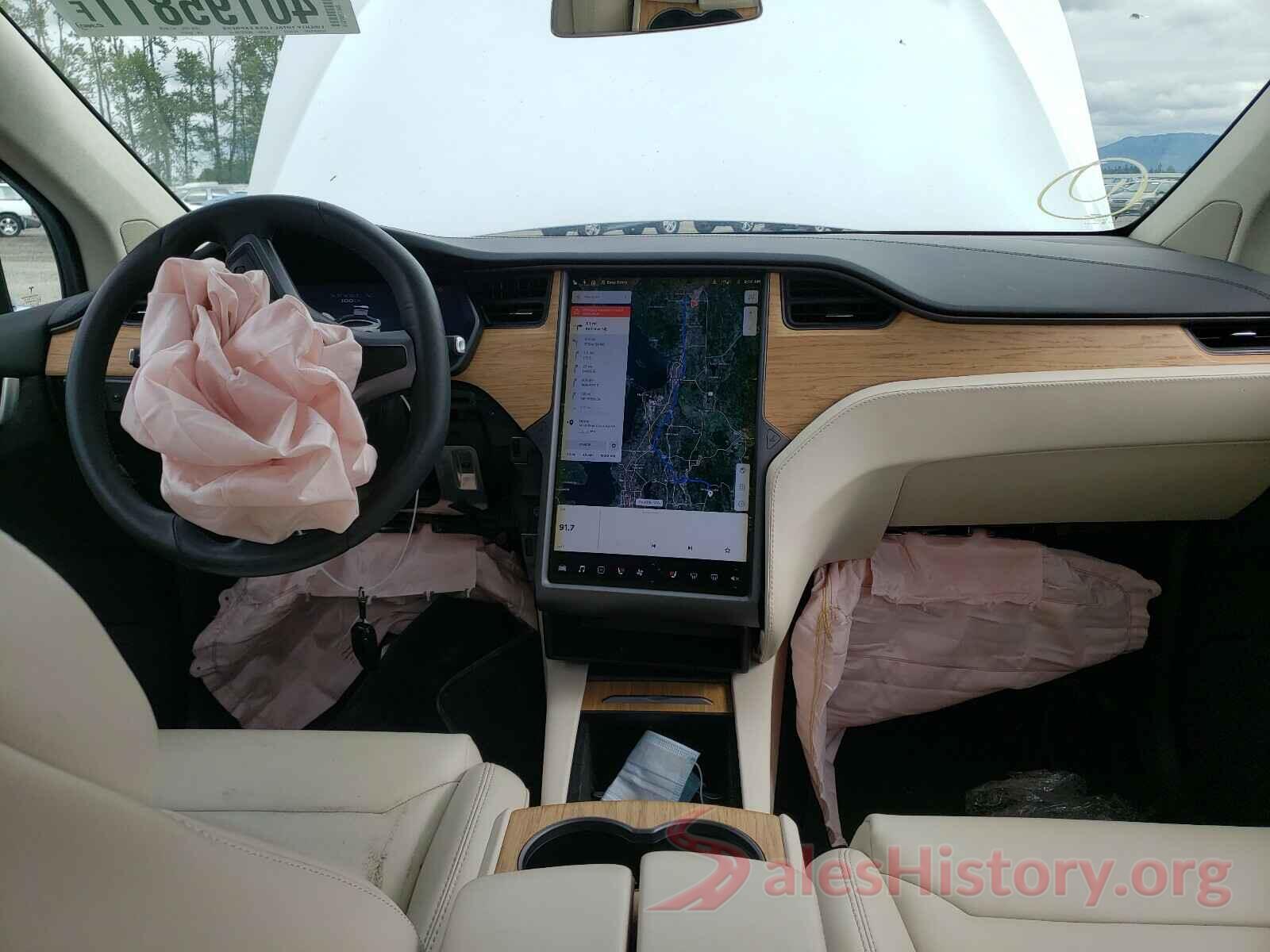 5YJXCBE28JF101673 2018 TESLA MODEL X