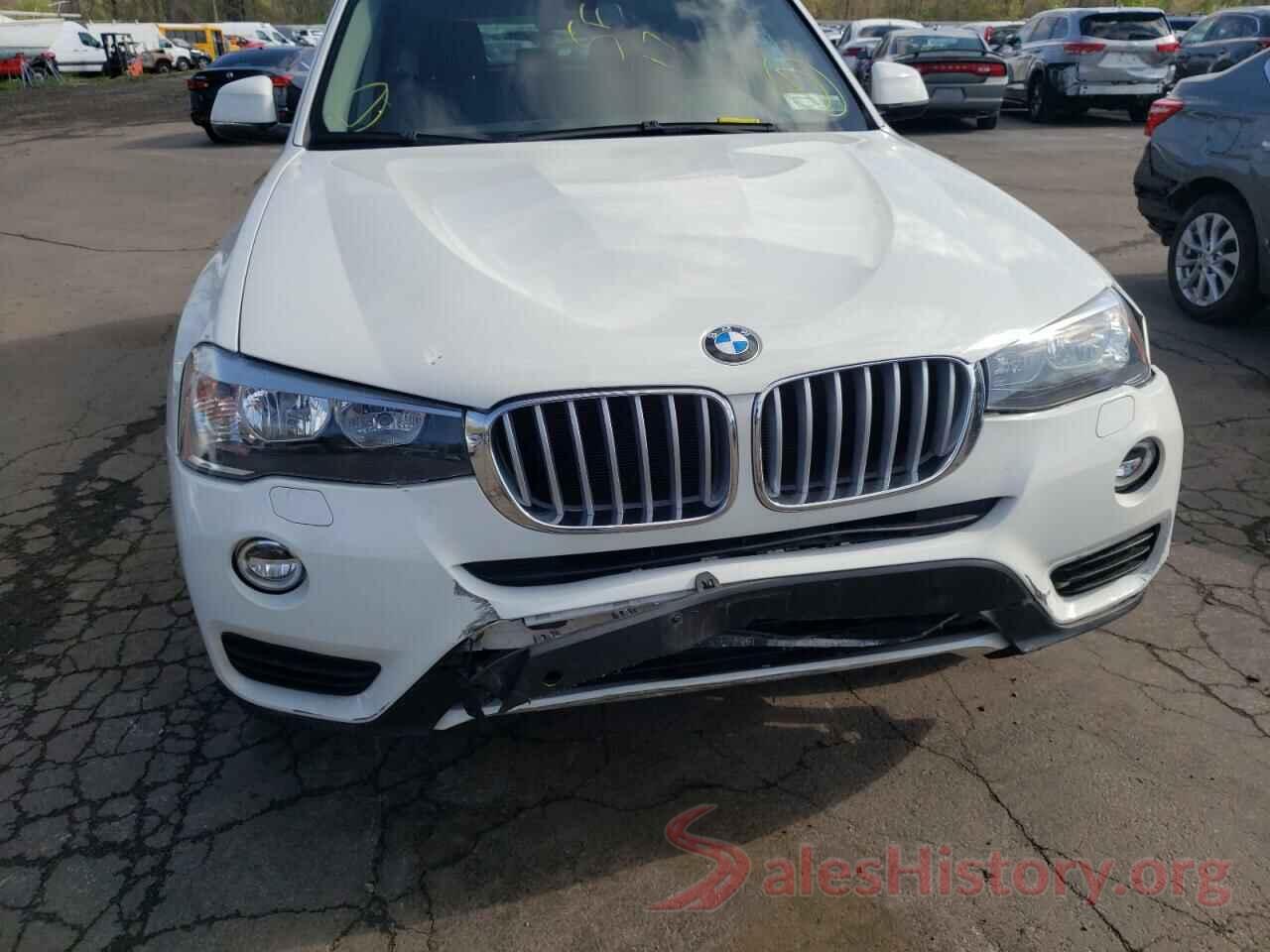 5UXWX9C56H0T08320 2017 BMW X3