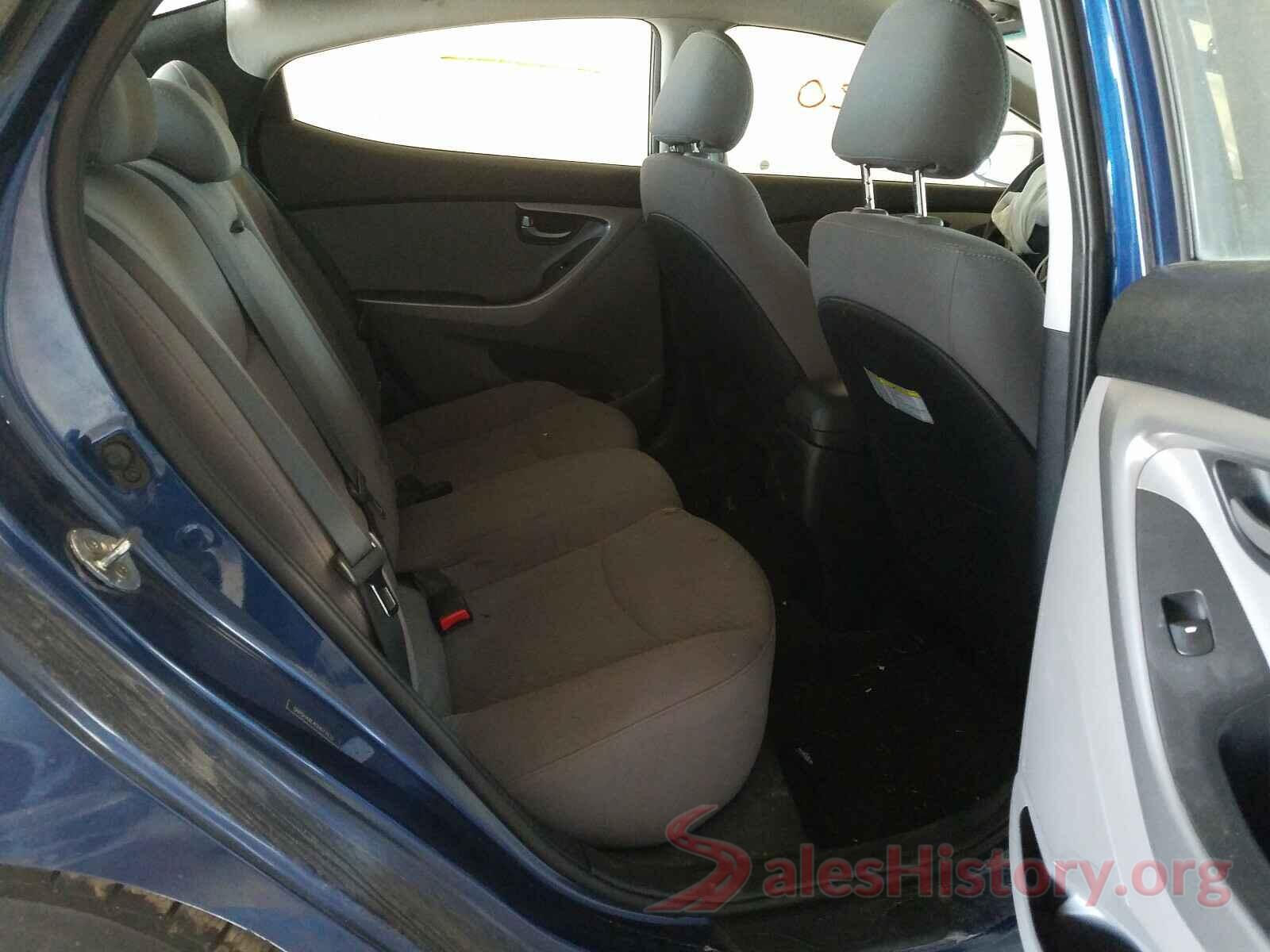 5NPDH4AE4GH673933 2016 HYUNDAI ELANTRA